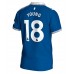 Everton Ashley Young #18 Hjemmedrakt 2023-24 Korte ermer